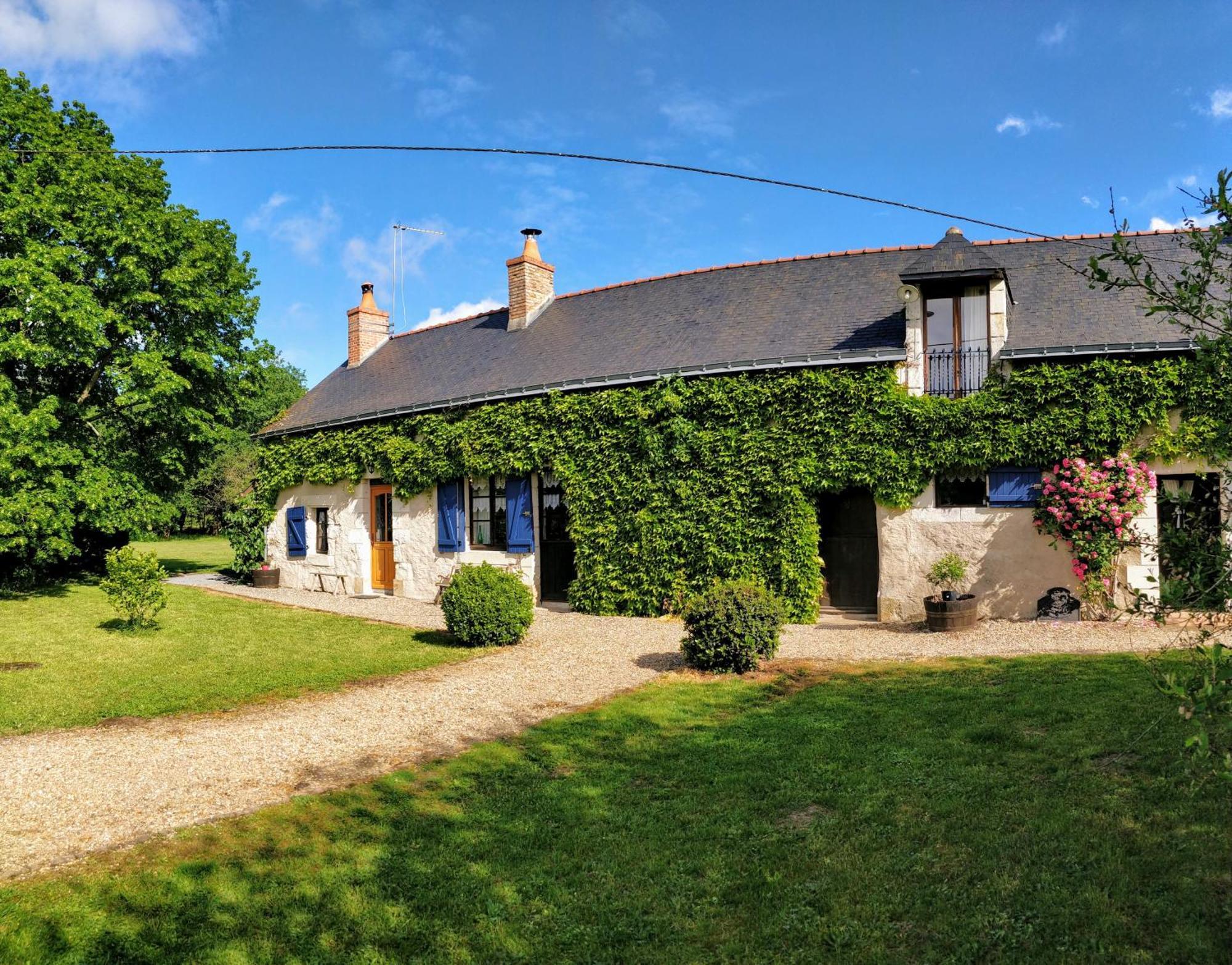 Traditional Longere Farmhouse At La Fortinerie Mouliherne Dış mekan fotoğraf